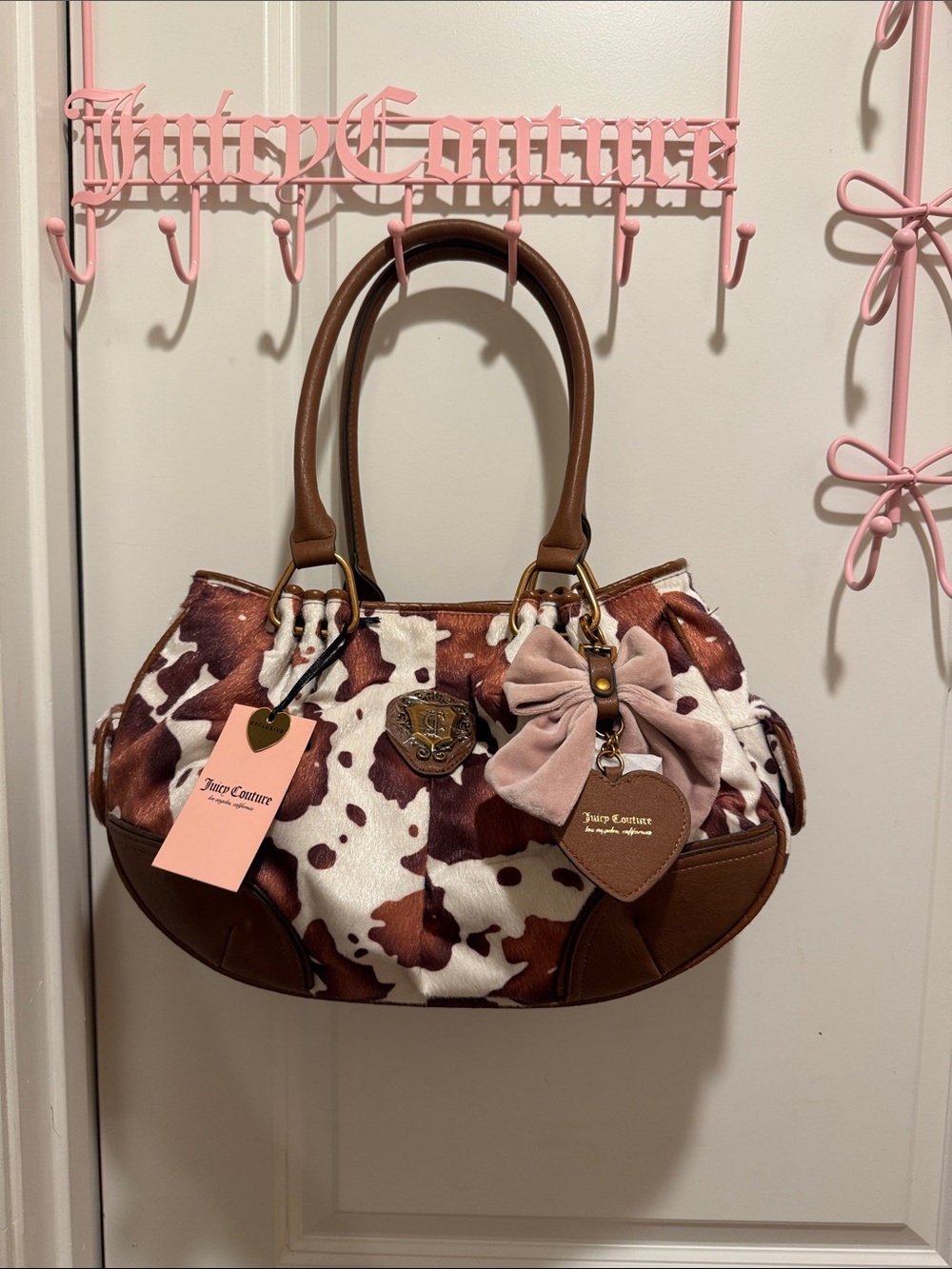Juicy Couture Romance Cow Satchel